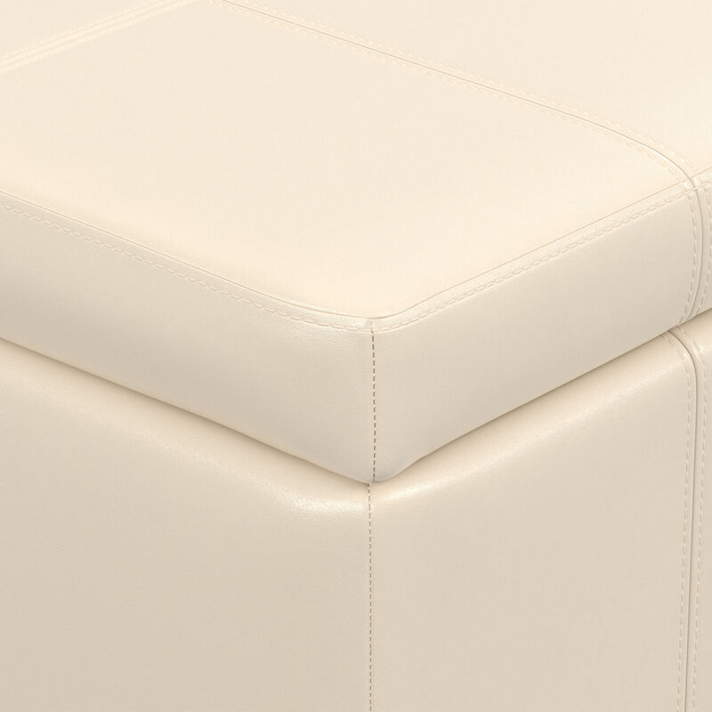 Simpli Home Amelia Storage Ottoman Bench image number 8