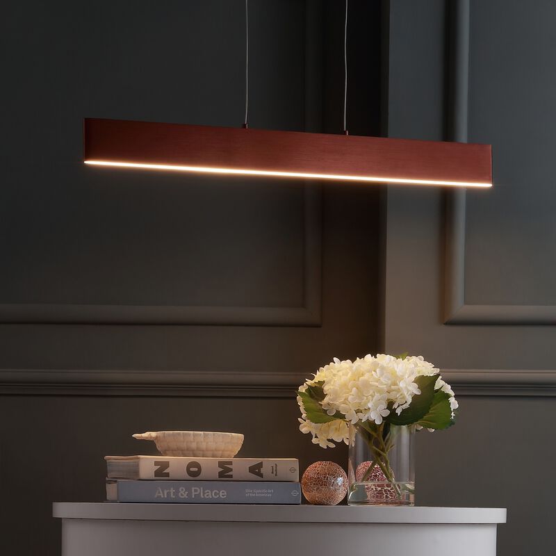 Draper Dimmable Adjustable Integrated LED Metal Linear Pendant