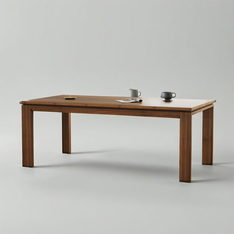 Wooden Dining Table for Living Room & Dining Room 62.99" brown