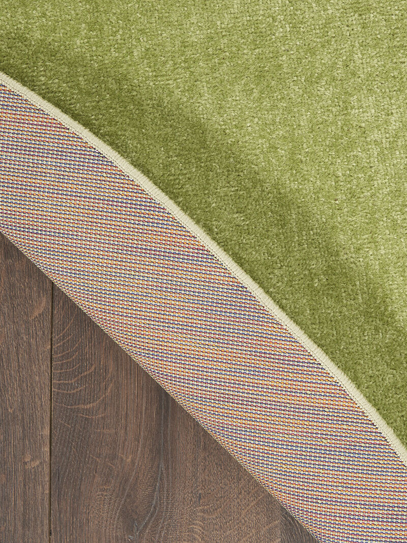 Nourison Essentials NRE01 Green 6' x Round Rug image number 2