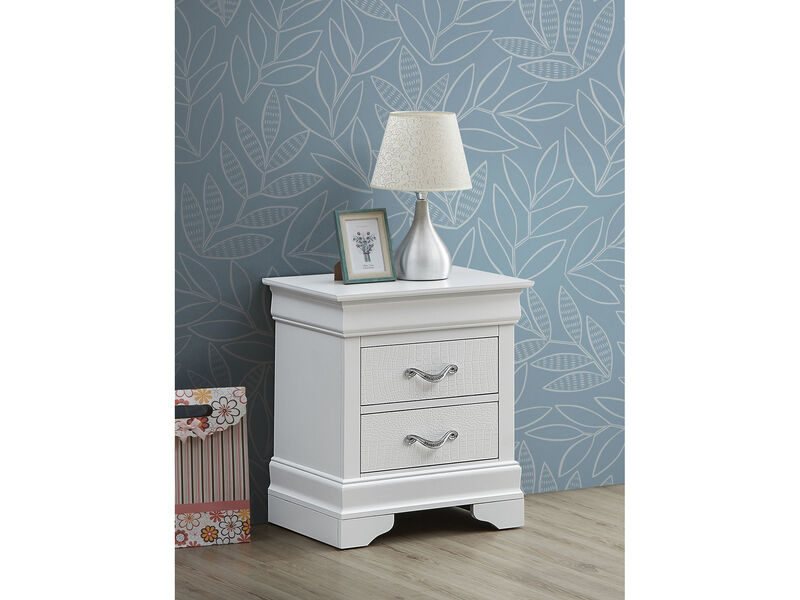 Lorana 2-Drawer Nightstand (24 in. H x 16 in. W x 21 in. D) image number 1