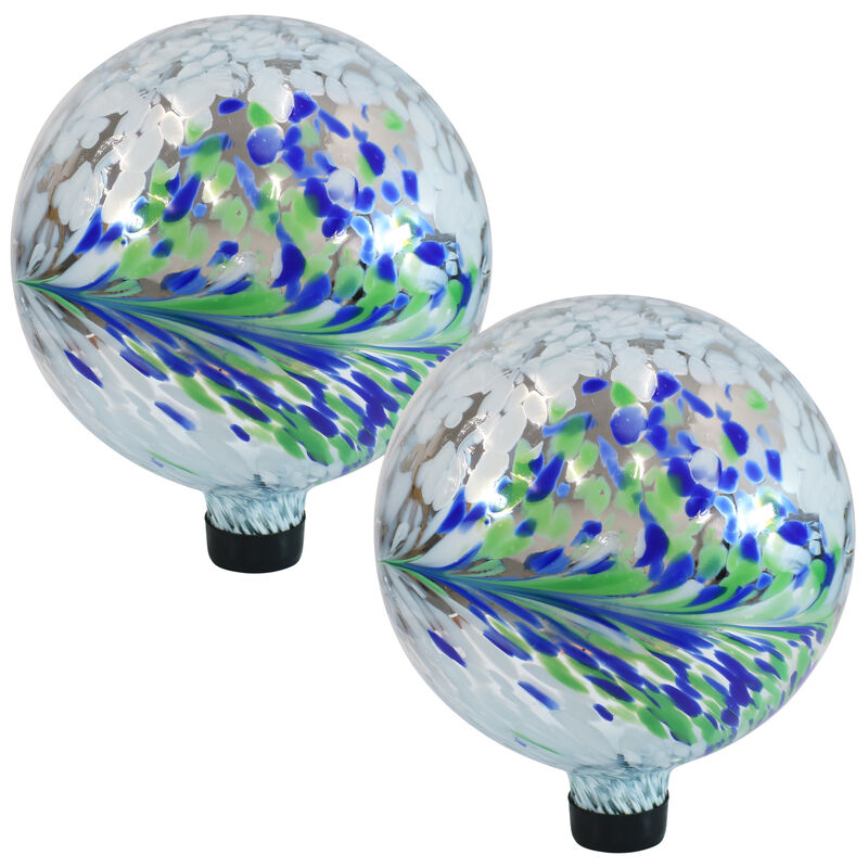 Sunnydaze Glass Gazing Globe- 10 in