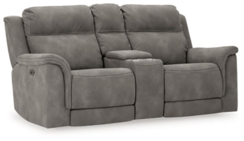 DuraPella Power Reclining Loveseat with Console