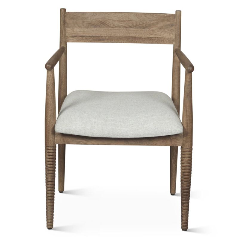 World Interiors Provence 22" Upholstered Dining Chair in Brown image number 0