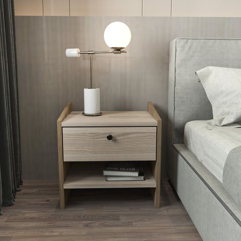 Decorotika Berlin Nightstand Walnut Cordoba