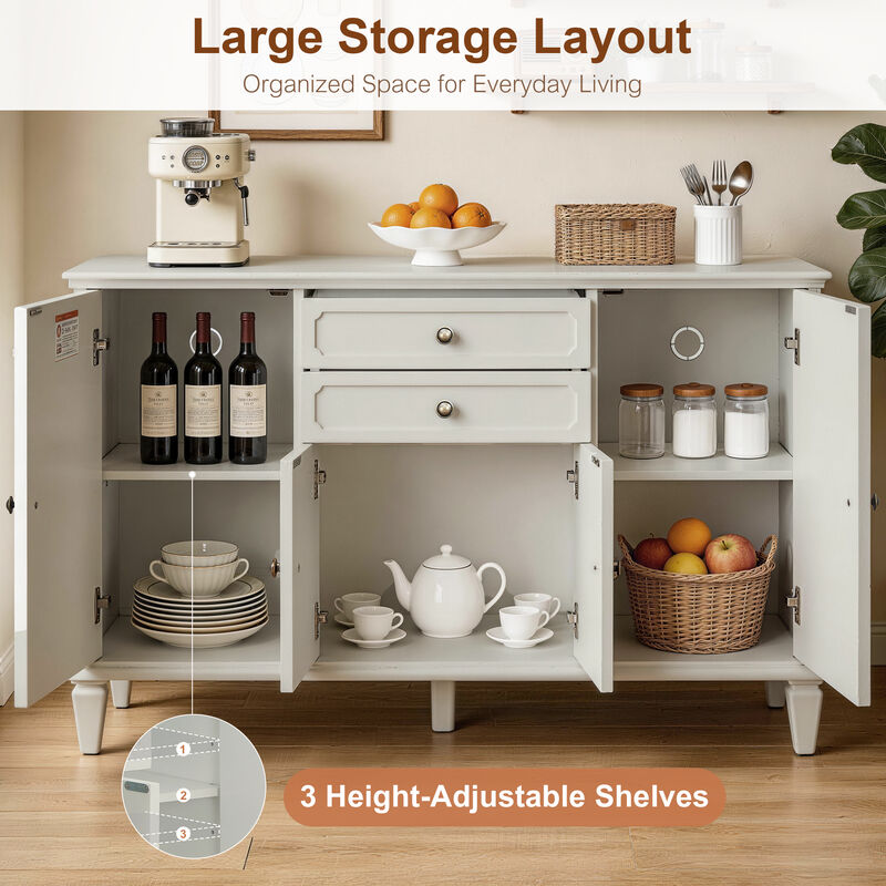 Vadvik Sideboard Cabinet with 4 Doors image number 4