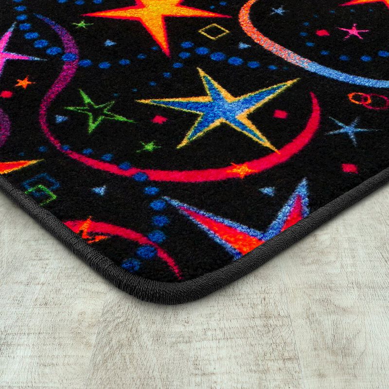 Joy Carpets Neon Lights Have A Blast Area Rug image number 2