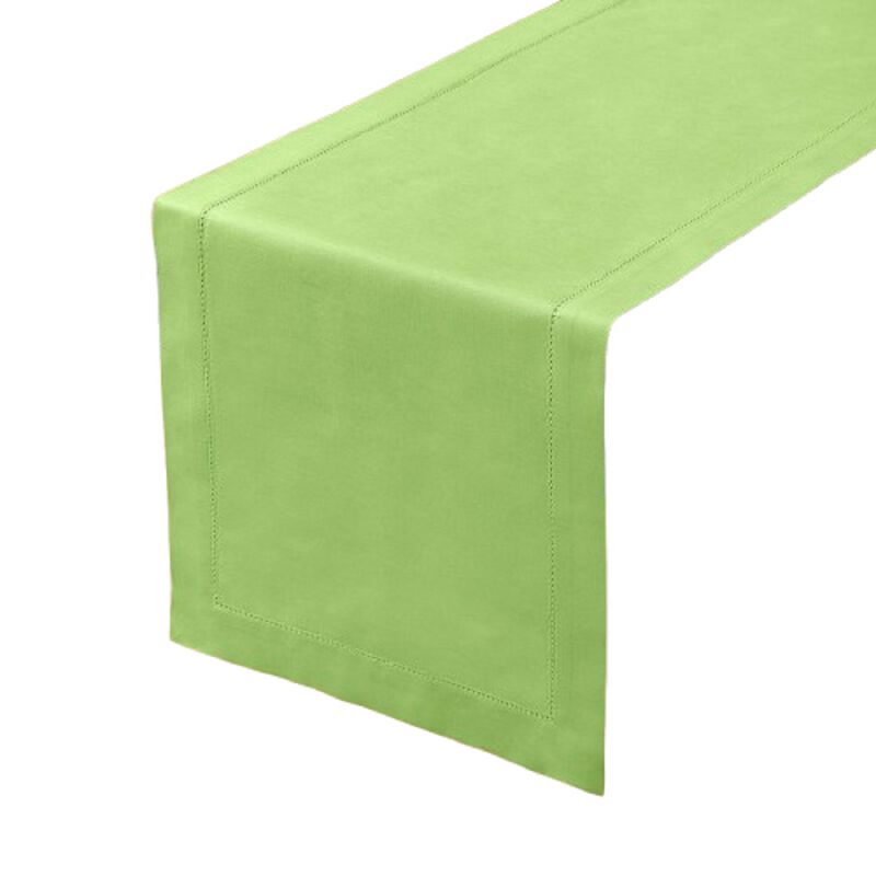 Christmas Cotton Linen Hemstitch Table Runner, Solino Home