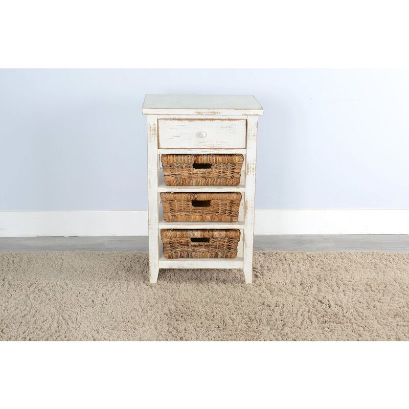 Sunny Designs White Sand Storage Table image number 2