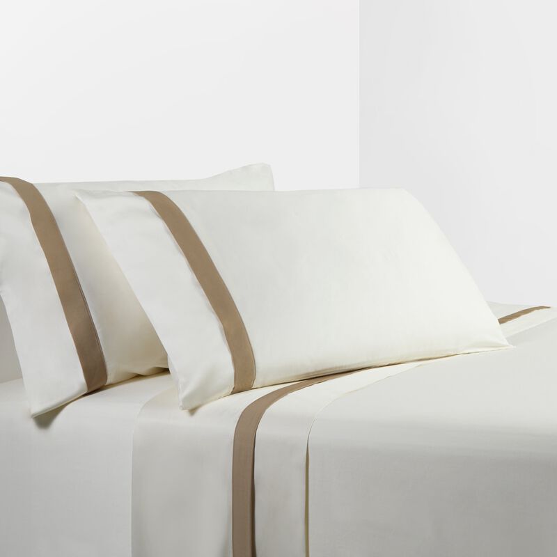 Flange Tan King Sheet Set image number 0