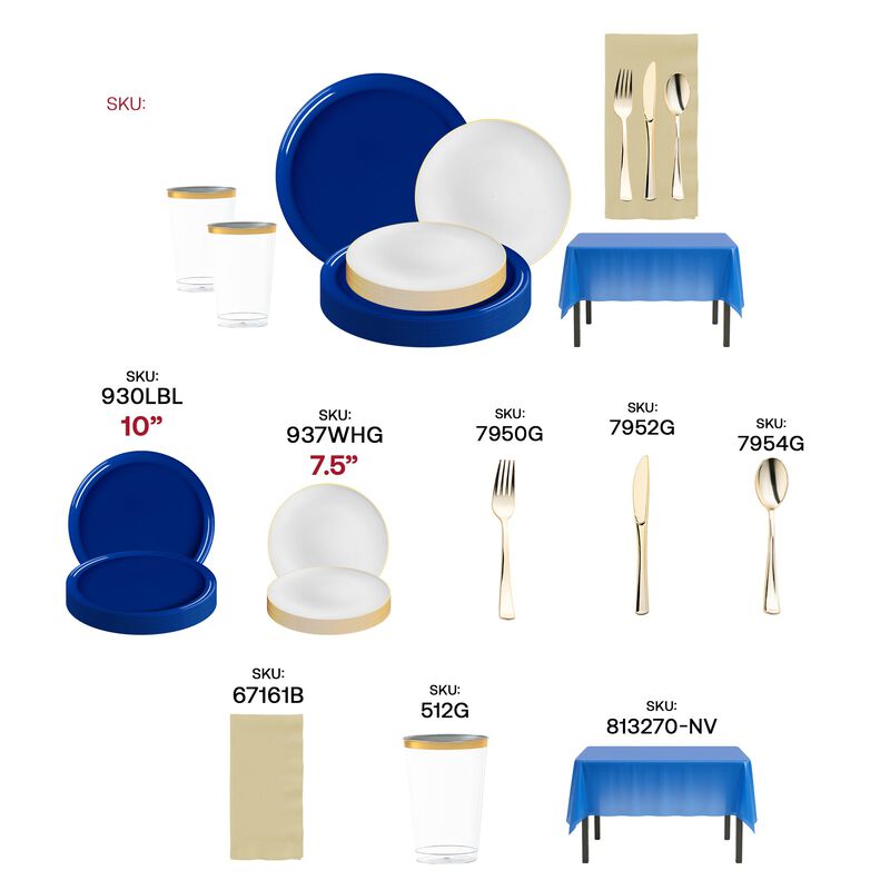 Blue, White and Gold NFL / NBA / MLB Set (20 Sets) image number 3