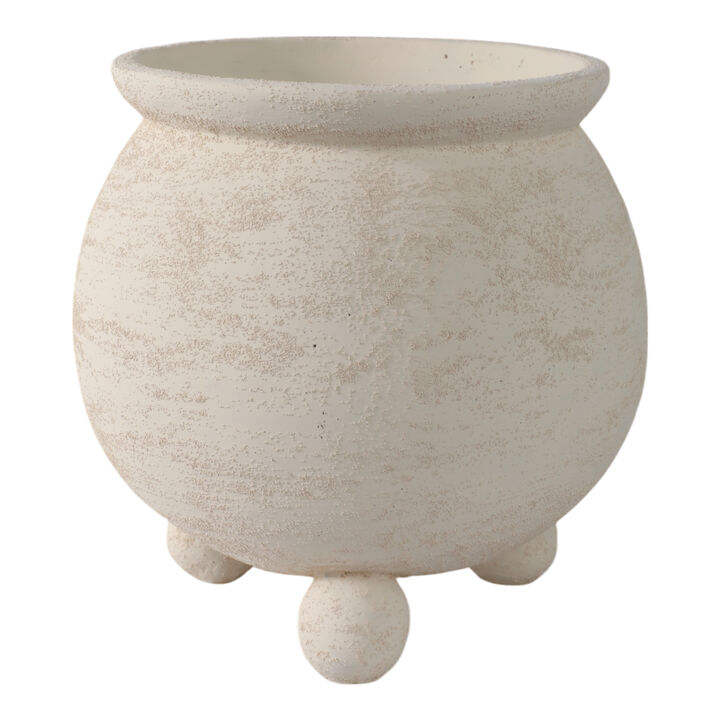 9x9" Textured Rounded Planter