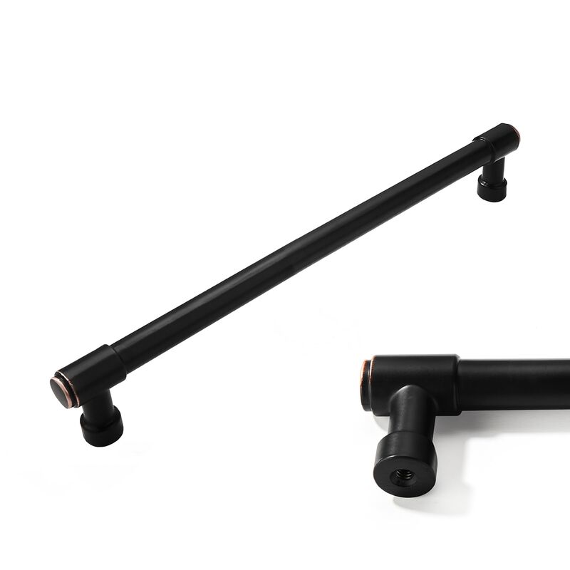 khtumeware 20 Pack Oil Rubbed Bronze Cabinet Pulls 6 Inch(152mm) Hole Centers Kitchen Cabinet Handles Cabinet Hardware Kitchen H