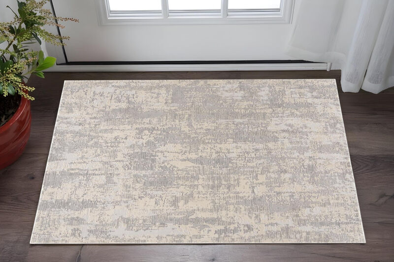 HomeRoots Abstract Area Rug image number 1