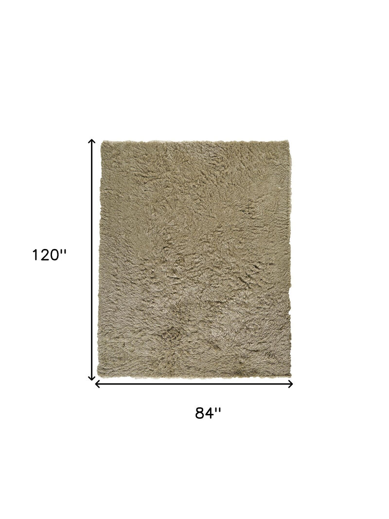 HomeRoots Shag Hand Tufted Area Rug image number 3