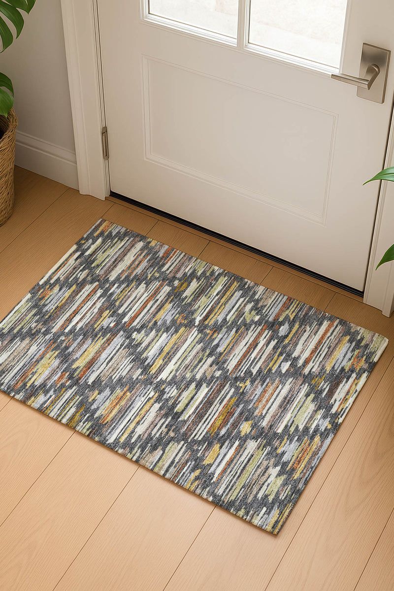 Kenner KN2 Charcoal 9' x 12' Rug image number 2