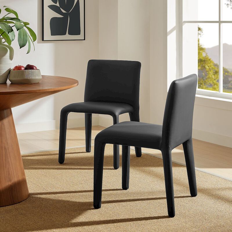 Modway Rhodes Vegan Leather Upholstered Dining Chair