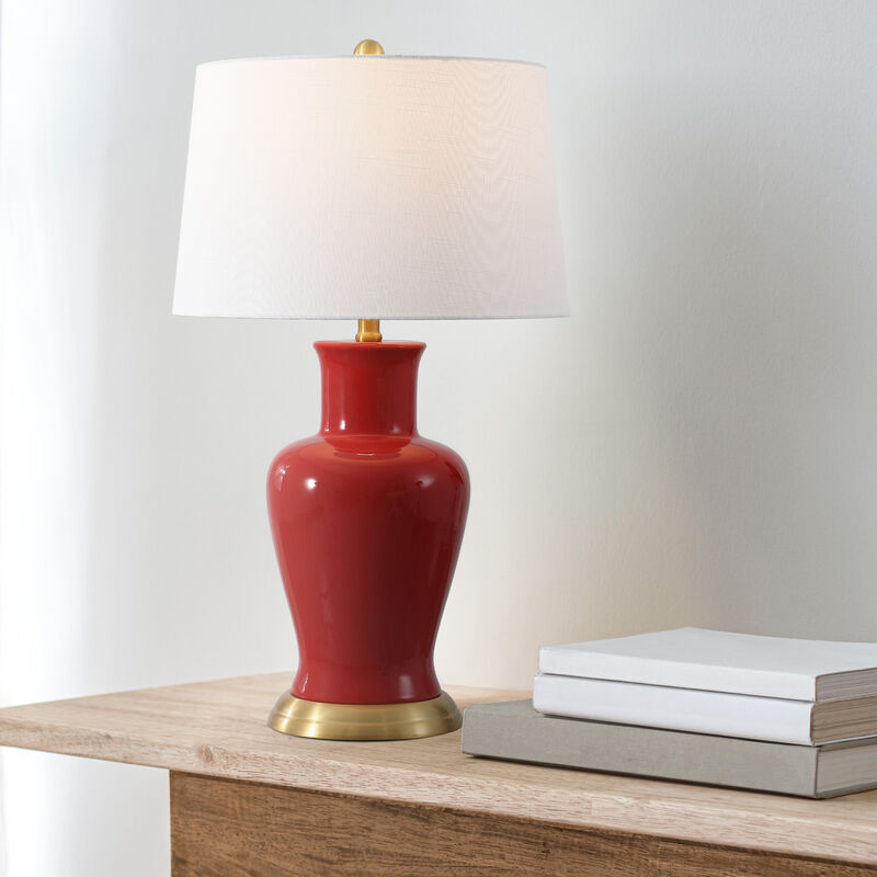 Julian Traditional Classic Ceramic Urn LED Table Lamp