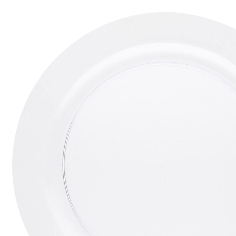 9" Clear Economy Round Plastic Buffet Plates (120 Plates) image number 7