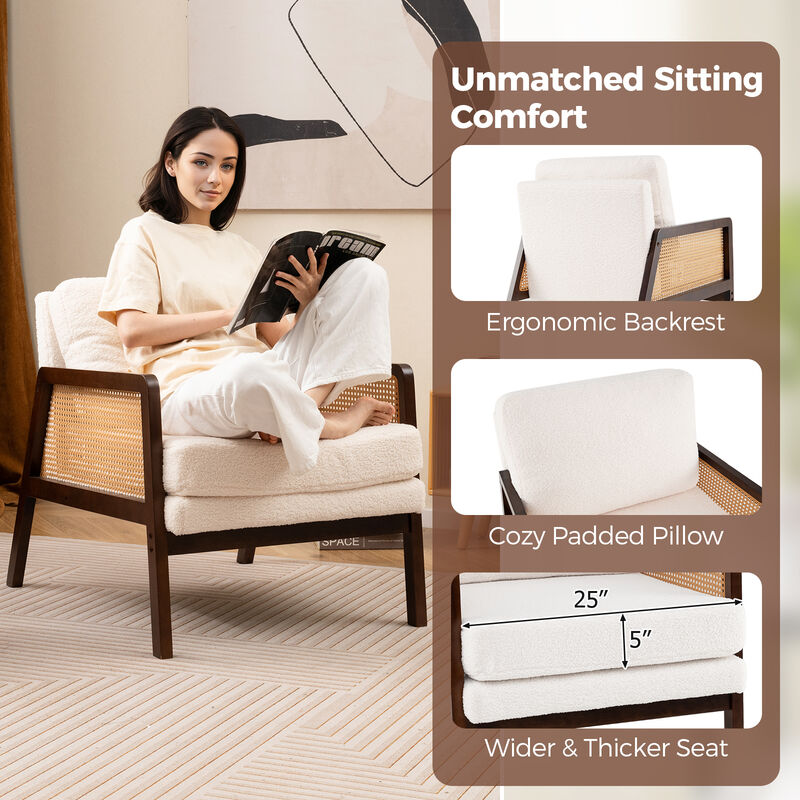 Mid-Century Modern Accent Chair for Stylish and Comfortable Living Room Seating