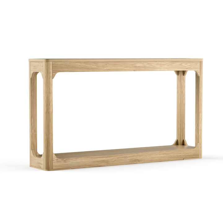 Nulvud wood console table