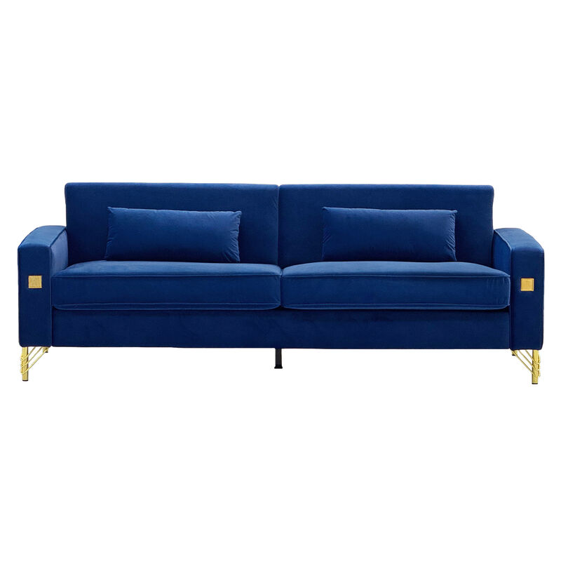 Stapak Velvet Sofa image number 0