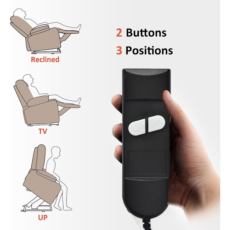 Streamdale Elderly Power Lift Recliner Chair with Remote Control