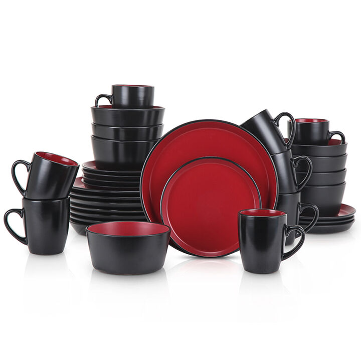 Stone Lain Albie Stoneware 32 Piece Dinnerware Set