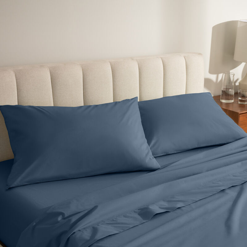 100% Organic Cotton Percale Cooling Pillowcase Set image number 2