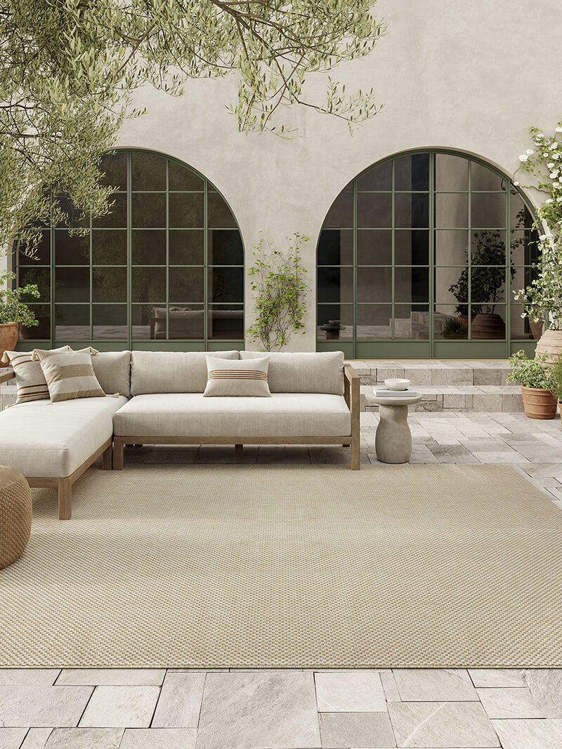 Tulum TLM03 Cream 9' x 12' Rug image number 7