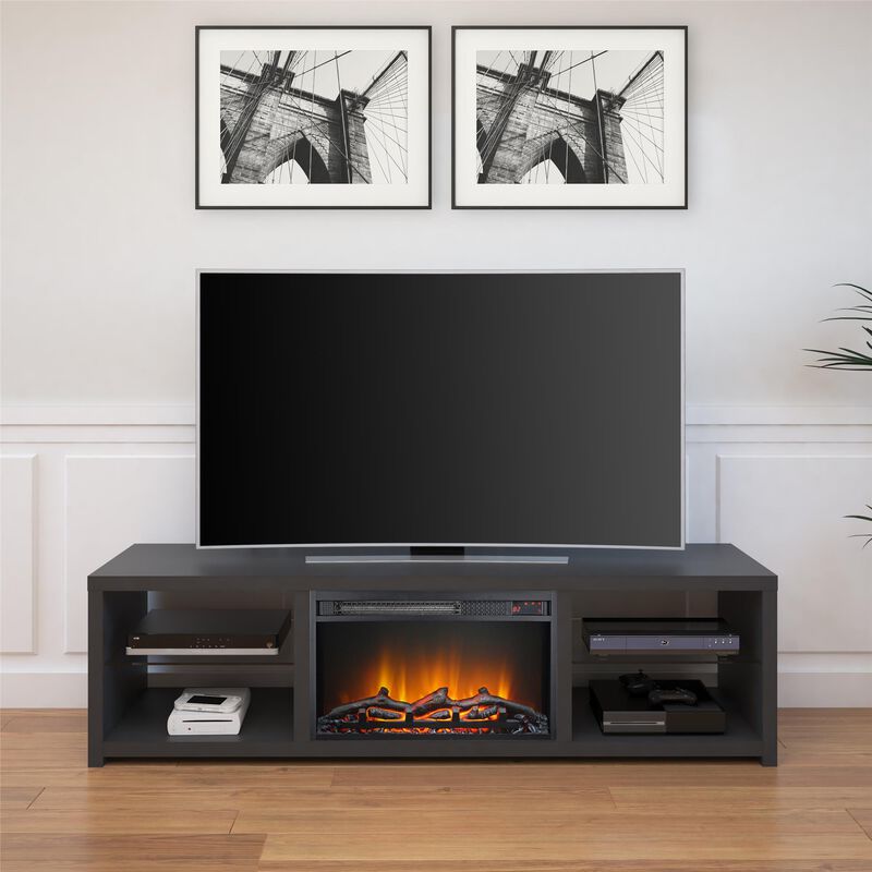 Harrison TV Stand with Fireplace for TVs up to 70"