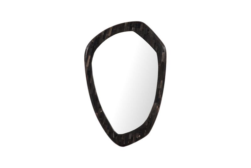 Morphic Petrified Point Black Frame Mirror image number 0