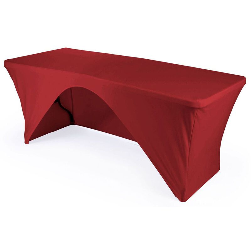 Wrinkle Resistant Rectangular Open Back Tablecloth for Parties and Events image number 0