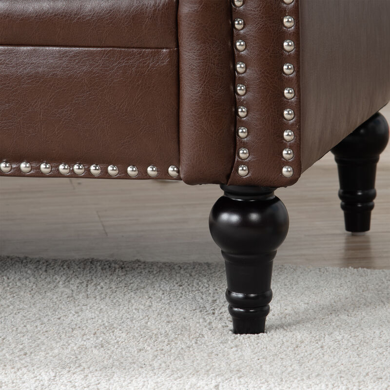 Zigda Traditional Square Arm Sofa image number 7