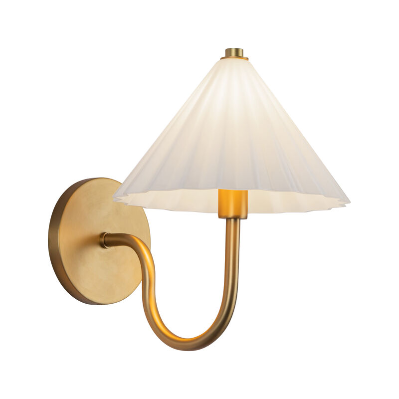 Serena 8-in Socket Damp-Rated Wall/Vanity Light image number 0