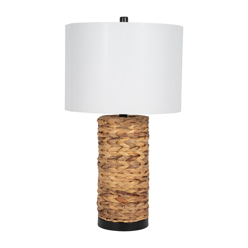 Seagrass 26" Pillar Table Lamp, Natural image number 1