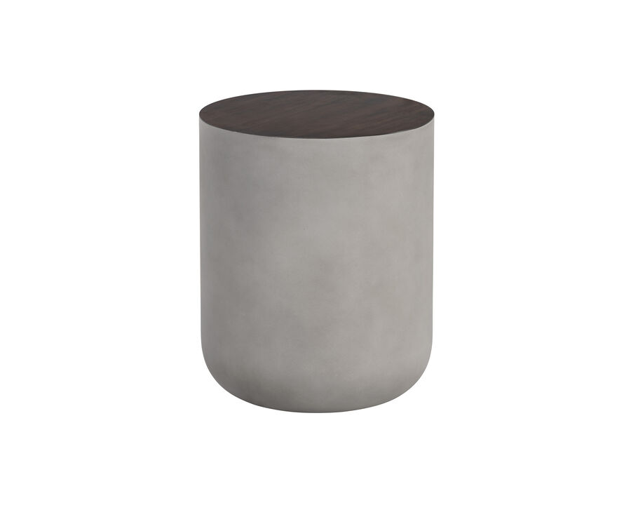 Diaz Grey End Table