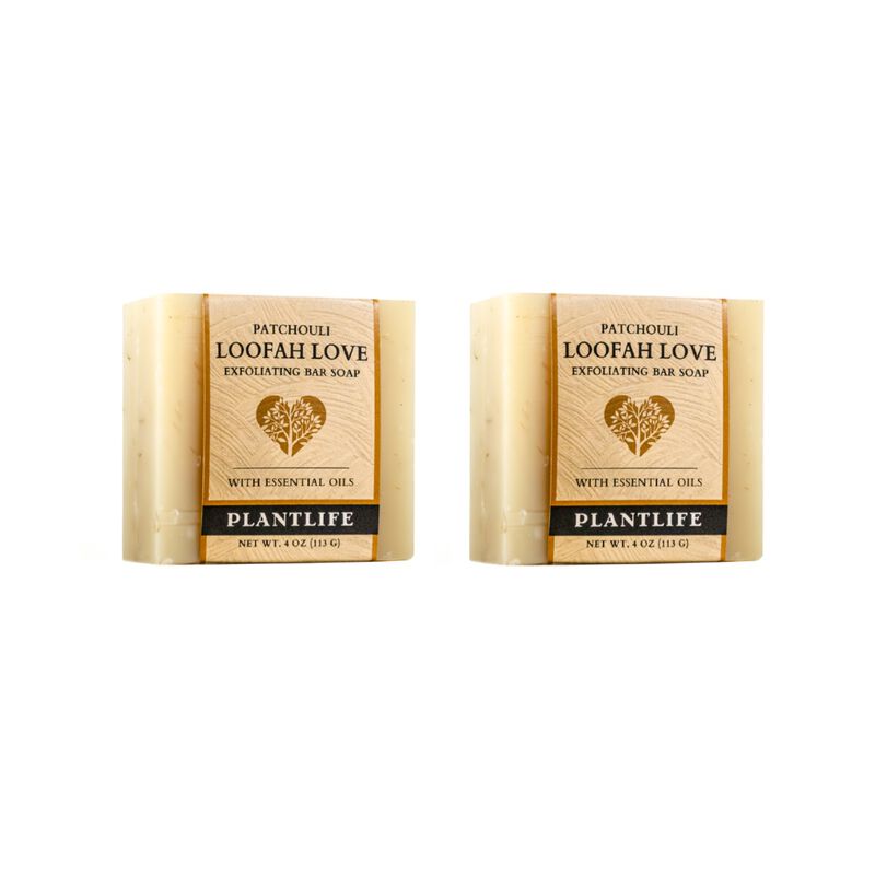 Plantlife Bar Soap - Loofah love Patchouli 2 Pack image number 2