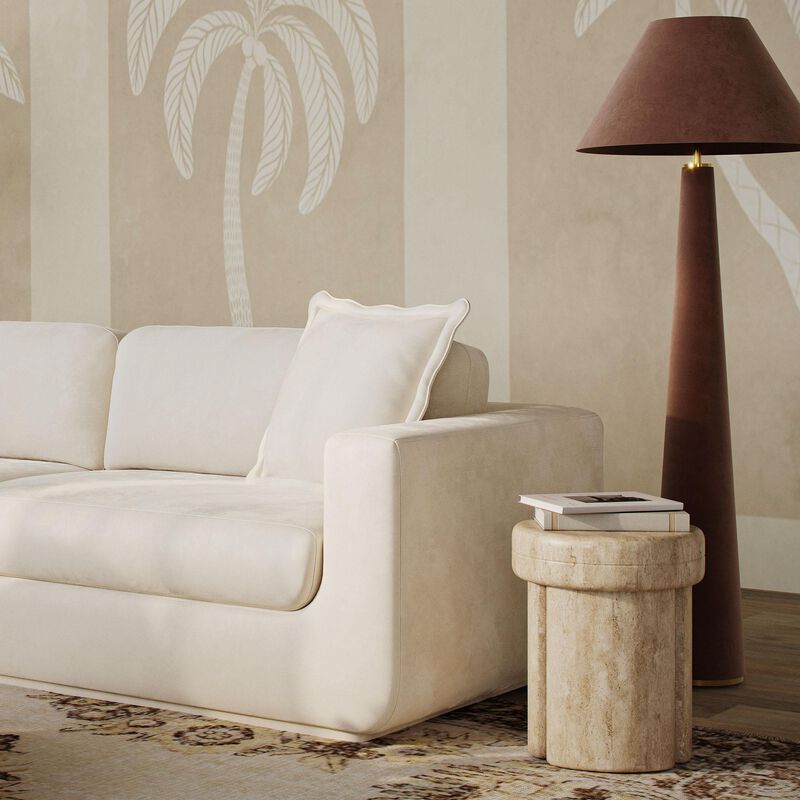 Graham Velvet Floor Lamp image number 1