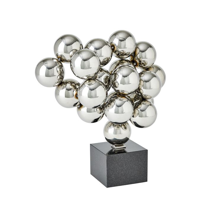 Sphere Silver Sculpture