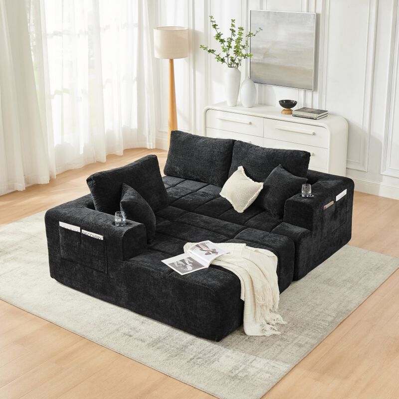 Jigipt L-Shaped Sectional Sofa image number 4