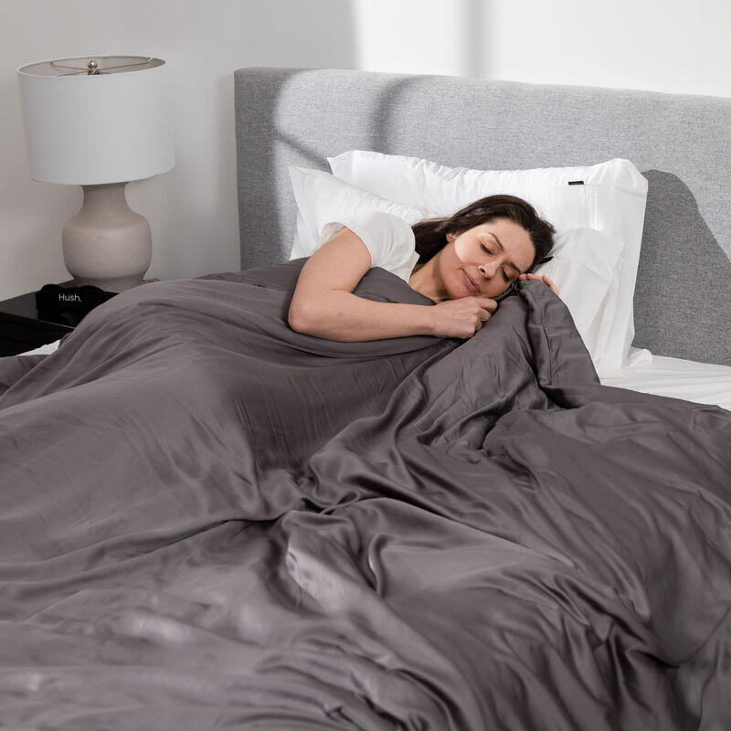 Hush Iced 2.0 The Original Cooling Weighted Blanket in White