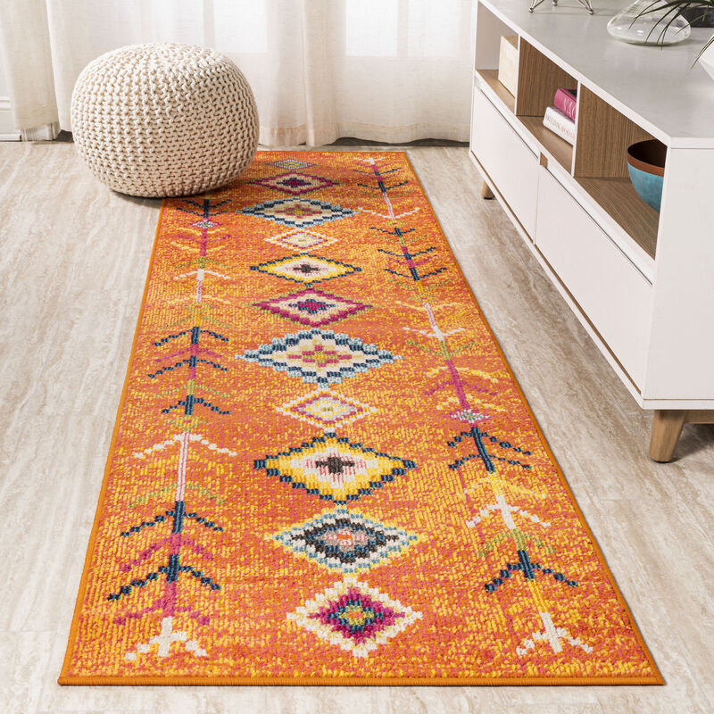 Tribal Love Geometric Area Rug