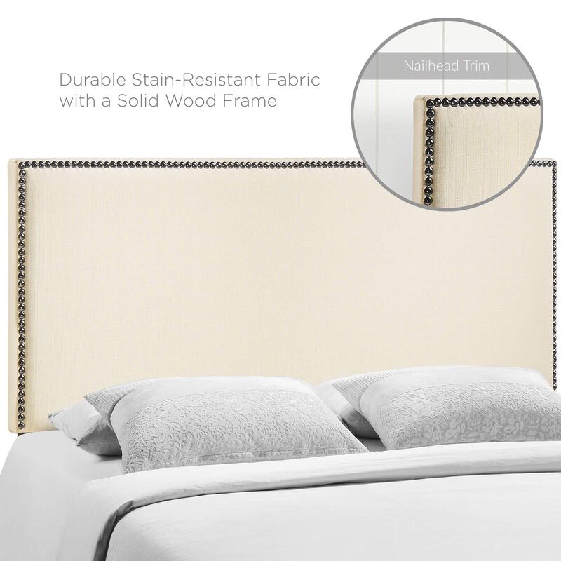 Region Nailhead Upholstered Full Headboard image number 4