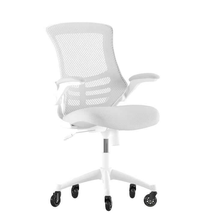 Kelista Desk Chair with Transparent Roller Wheels