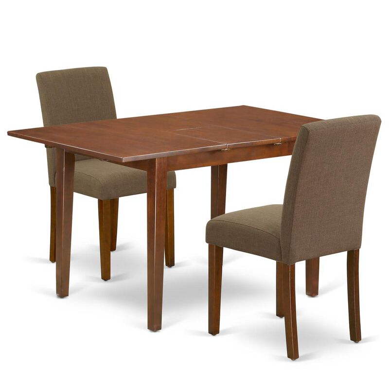 East West Furniture Dining Room Set Mahogany