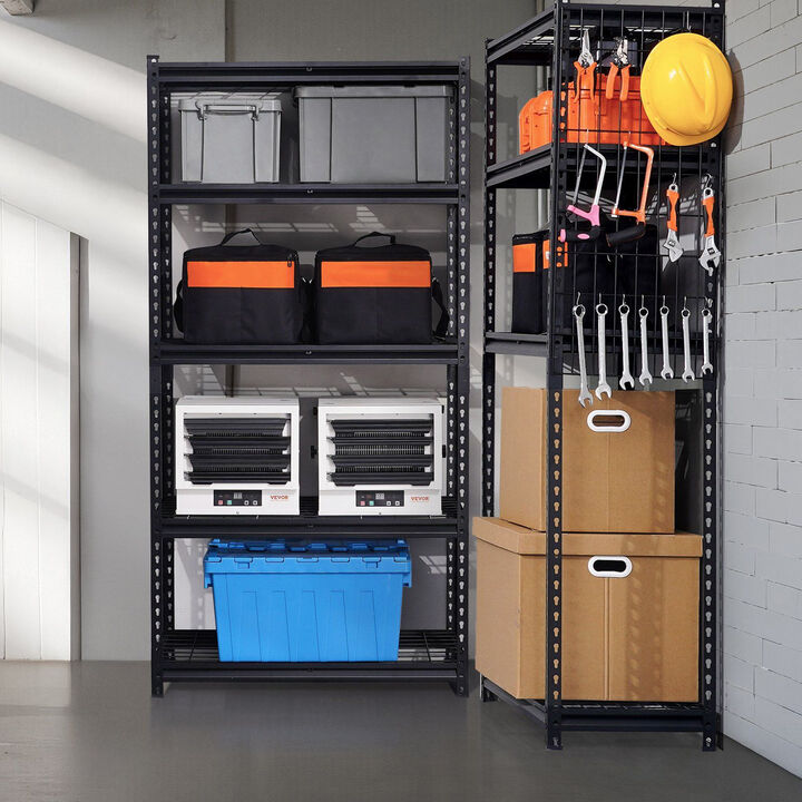 2000 Lbs 5 Tier Metal Storage Shelves for Garage Warehouse Basement