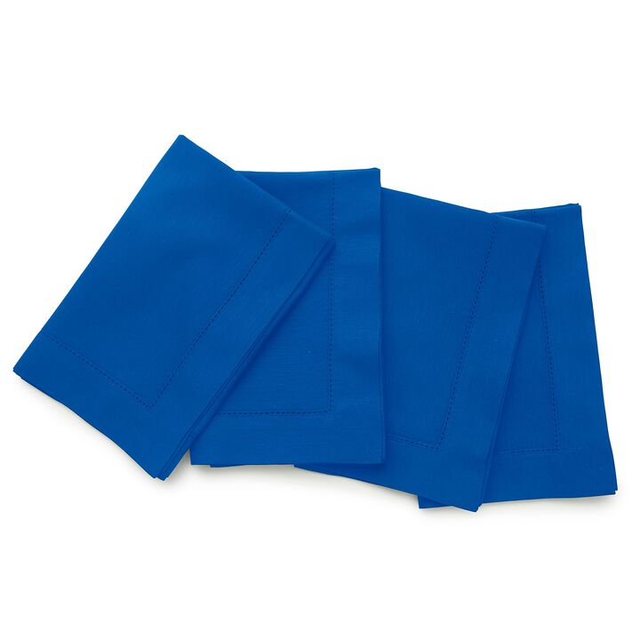 Cotton Linen Dinner Napkins - Cotton Linen Hemstitch