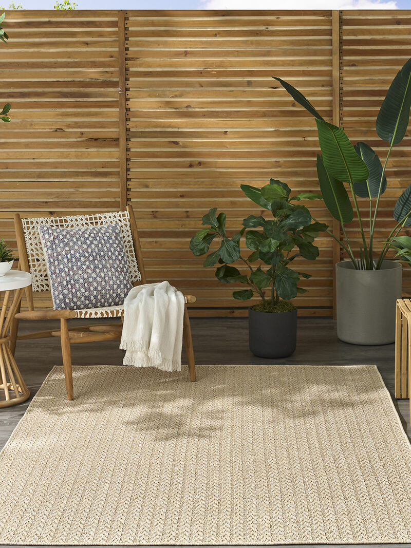 Tulum TLM02 Cream 5'3" x 7' Rug