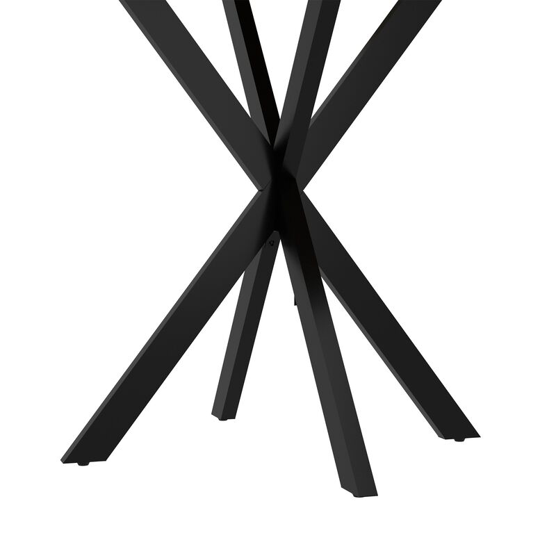 Quojof Modern Industrial Round Dining Table image number 6